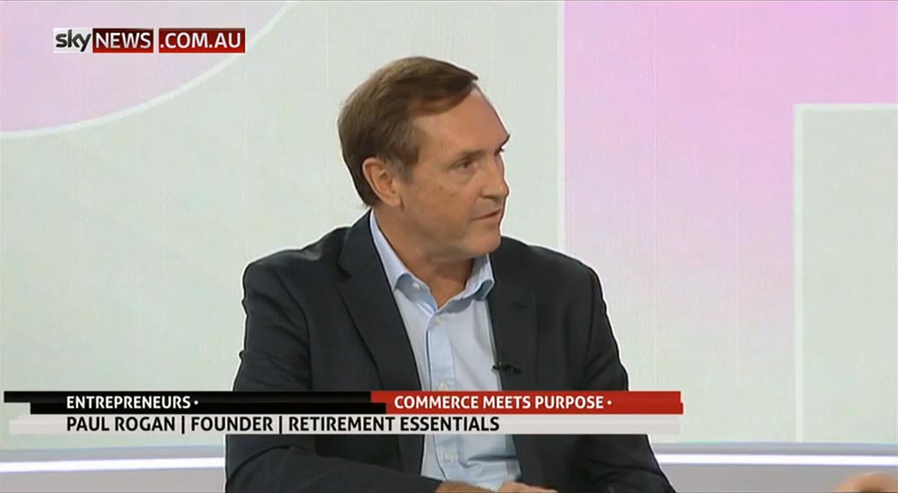 Retirement Essentials founder Paul Rogan on Sky Business News